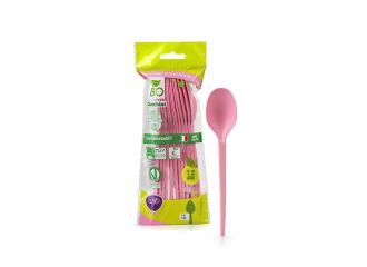 CLENDY BIO CUCCHIAI 12PEZZI  ROSA