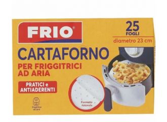 FRIO CARTA FRIGGITRICE ARIA 25PEZZI  TONDA