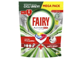 FAIRY PLATINUM PLUS CAPS 38PEZZI  LIMONE