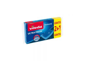 VILEDA SP+RET ULTRAFRESH 3PEZZI  BLU ANTIGRA