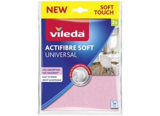 VILEDA PANNOMICROFIBRE ACTIFIBRE 2PEZZI  SOFT