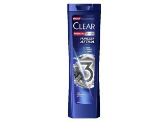 CLEAR SHAMPOO 225ML 3IN 1 PUREZZA ATTIVA