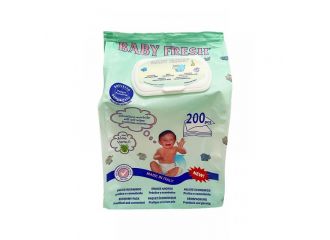 BABY FRESH SALVIETTE  BABY 200PEZZI  POP UP TALCO