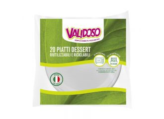 VALIDOSO PIATTI RIUTILIZZ 20PEZZI  DESSERT