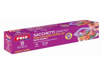 FRIO SACCHETTI GELO CHIUS ZIP 15PEZZI  GRAN