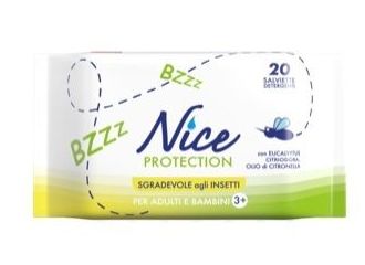 NICE SALVIETTE REPELLENTI ZANZARE 20PEZZI  CITRON