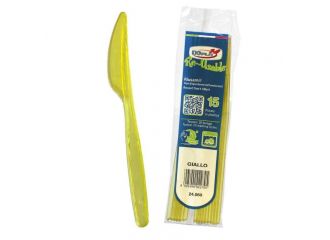 DOPLA COLTELLI COMPACT 15PEZZI  RIUT GIALLO