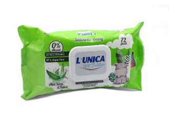 UNICO SALVIETTE BABY 72PEZZI  C/POP UP ALOE