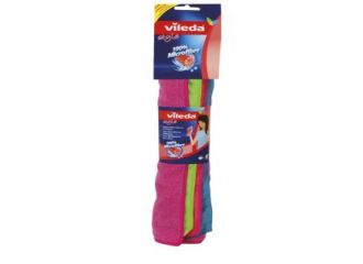 VILEDA PANNO MICROFIBRA COLORS 4PEZZI -9616-