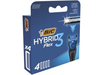 BIC HYBRID FLEX 3 LAME X 4