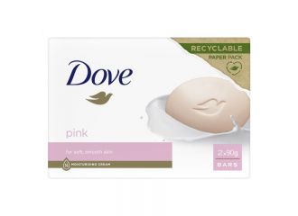 DOVE SAPONE SOLIDO 2PEZZI  90GR PINK