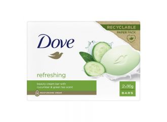 DOVE SAPONE SOLIDO 2PEZZI  90GR GO FRESH