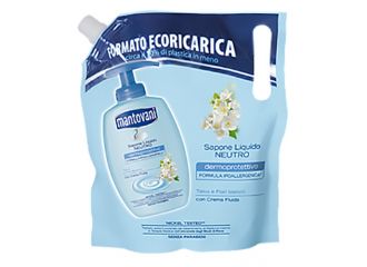 MANTOVANI SAPONE LIQUIDO ECORICARICA 750ML TALCO