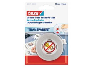 TESA NASTRO BIADESIVO TRASPARENTE 10 M X 1,2 CM