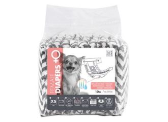 M-PETS CANE PANNOLINO FEMMINA CF. (10 PZ) TG. XS