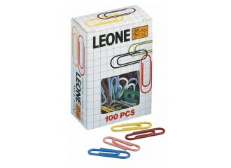 MOLHO LEONE FERMAGLI COLORATI PLASTICATI CF. (100 PEZZI)