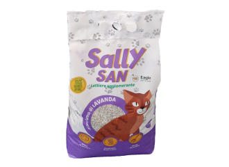 SALLY SAN GATTO LETTIERA AGGLOMERANTE LAVANDA 5 KG