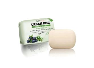 URBAN DOG SHAMPOO SOLIDO CON MIRTO, OLIO DI NEEM, OLIO TEA TREE & SPIRULINA 100 GR