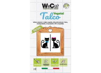 WECAT GATTO LETTIERA NATURALE VEGETALE 3,5 KG TALCO