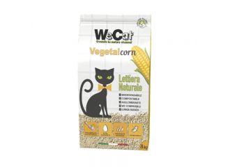 WECAT GATTO LETTIERA NATURALE VEGETAL CORN 8 KG