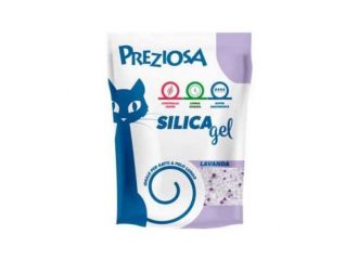 PREZIOSA GATTO LETTIERA IGIENICA SILICA GEL LAVANDA 4 KG