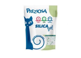 PREZIOSA GATTO LETTIERA IGIENICA SILICA GEL MUSCHIO BIANCO 2,25 KG