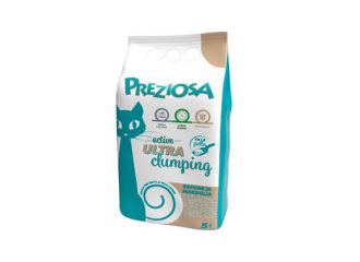 PREZIOSA GATTO LETTIERA IGIENICA ULTRA CLUMPING SAPONE DI MARSIGLIA 5 LT