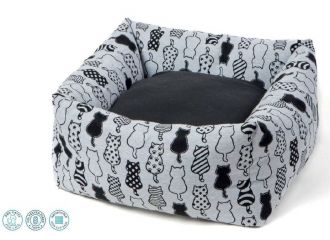 LEO PET GATTO CUCCIA RODI QUADRATA 50X50X20 CM